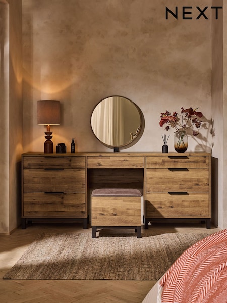 Bronx Oak Effect Dressing Table