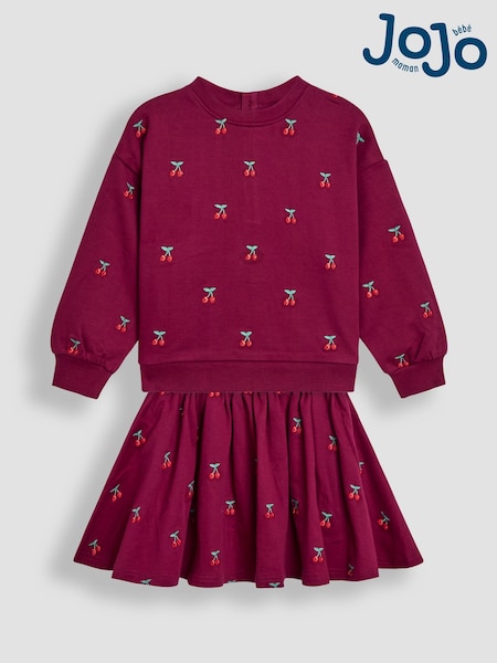 JoJo Maman Bébé Purple Sweatshirt and Skirt Set (W29924) | R$ 275 - R$ 335