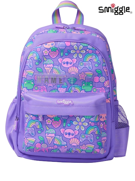 Smiggle Purple Junior Curious ID Backpack (W29991) | €49