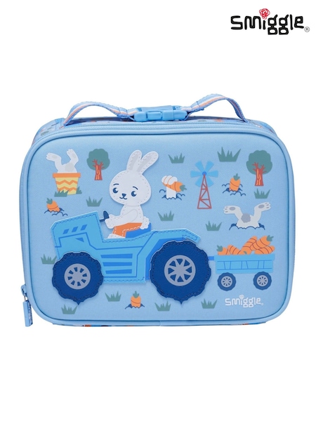 Smiggle Blue Out and About Teeny Tiny Square Lunchbox (W30001) | R$ 135