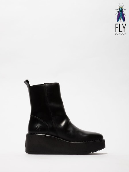 Fly London Rug Black Boots (W30031) | R$ 1.430