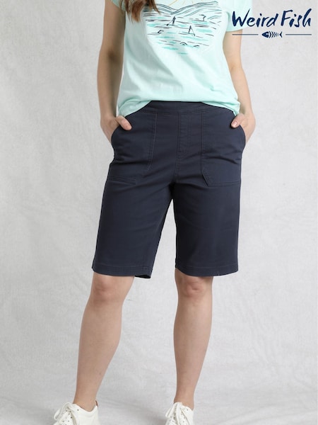 Weird Fish Blue Kinnie Summer Shorts (W30093) | ₪191