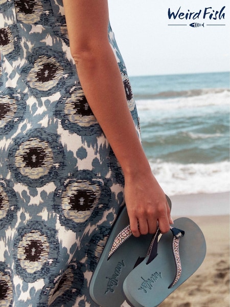 Weird Fish Adila Braided Flip Flop Slippers (W30105) | €29