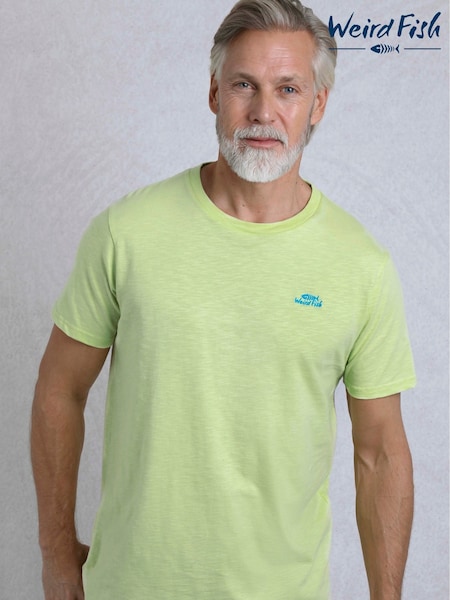 Weird Fish Green Fished Branded 100% Cotton T-Shirt (W30109) | R$ 245