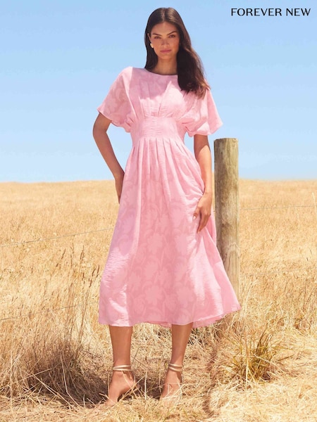 Forever New Eve Jacquard Seam Midi Dress (W30166) | €189