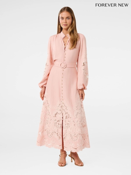 Forever New Ebony Embroidered Midi Dress (W30173) | €347