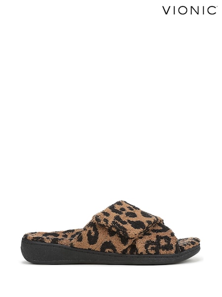 Animal - Vionic Regular Fit Pink Relax II Open Toe Arch Support Slippers (W30208) | R$ 740