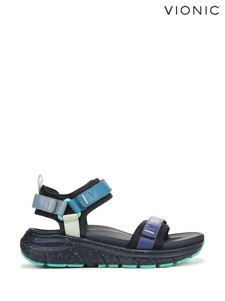 Vionic Regular Fit Blue Walk Max Wanderer Arch Support Sandals (W30216) | €165