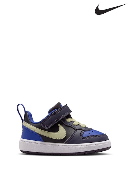 Nike Black Olive Purple Infant Court Borough Low Recraft Trainers (W30225) | €50