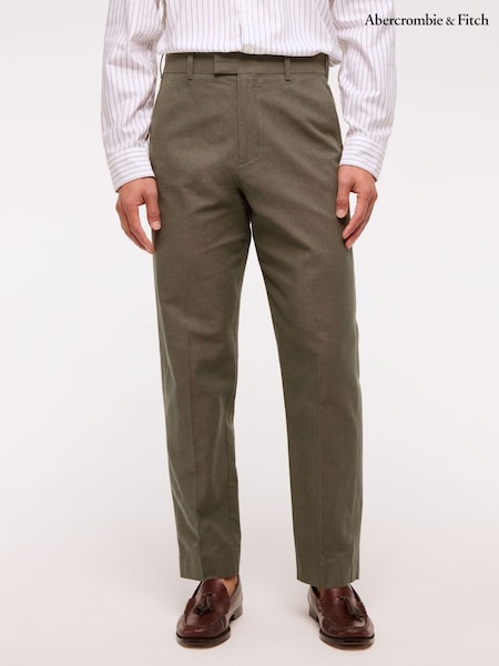 Vihreä - Abercrombie & Fitch Suit Trousers (W30417) | €126