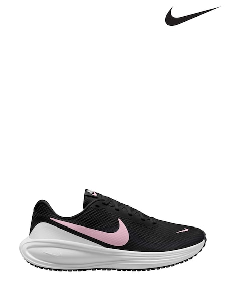 Nike Black Pink Revolution 8 Road Running Trainers (W30505) | €80