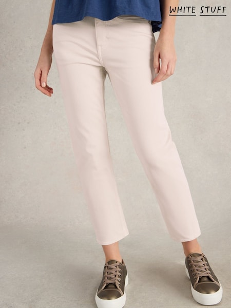 White Stuff Natural Blake Straight Crop Jeans (W30525) | $81