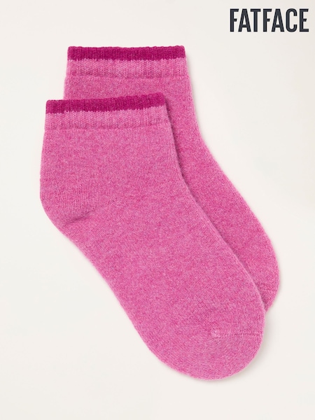 FatFace Pink Thermal Lounge Socks (W30592) | €16