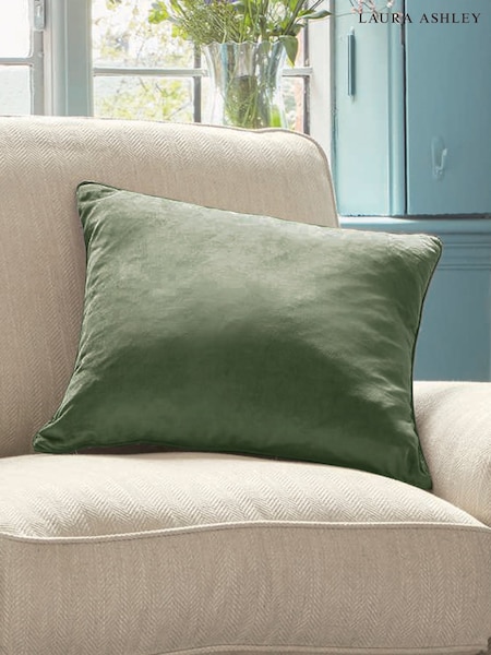 Laura Ashley Ivy Green Nigella Cushion (W30667) | €60