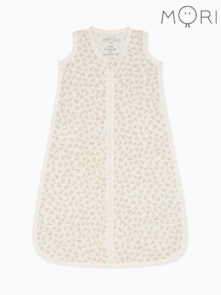 MORI Floral 100% Cotton Muslin 0.5 TOG Front Opening Sleeping Bag (W30717) | AED207 - AED265