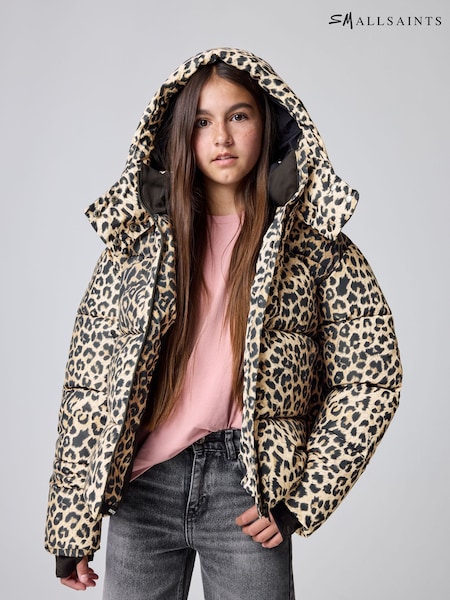 smALLSAINTS Leopard Underground Padded Coat (W30719) | €80 - €85