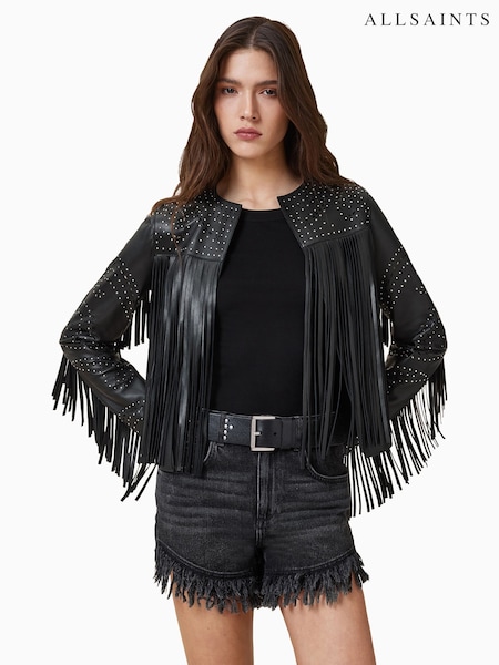 AllSaints Black Asta Jacket (W30753) | €848