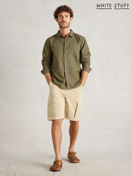White Stuff Green Ely Long Sleeve Shirt (W30887) | €79