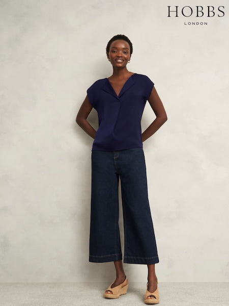 Hobbs Blue Sylvie Top (W30910) | €62