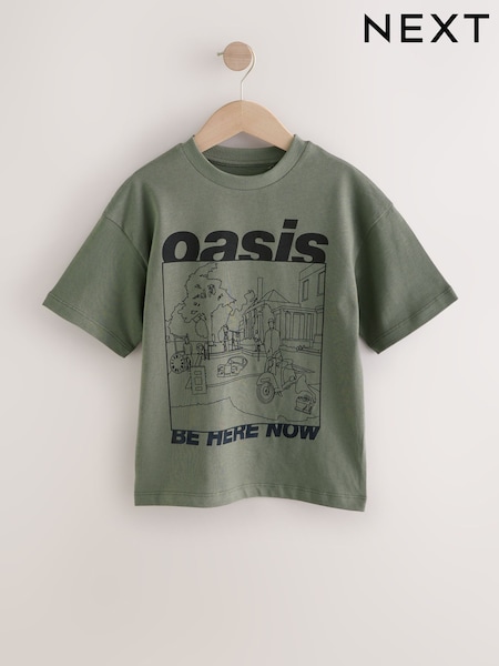 Khaki Oasis Band T-Shirt (3-16yrs) (W30922) | € 21 - € 26
