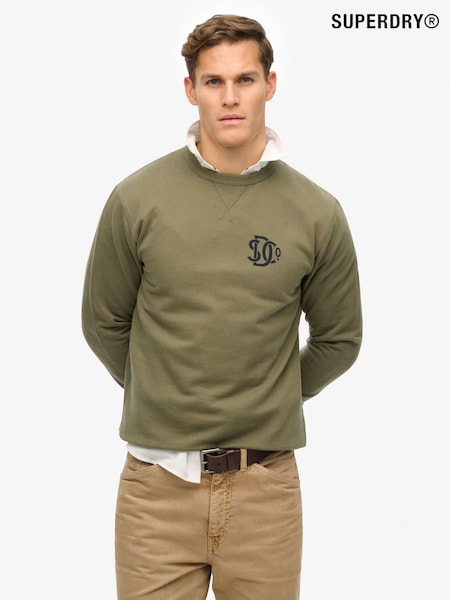 Superdry Green The Merchant Store 100% Cotton Sweatshirt (W30976) | R$ 495