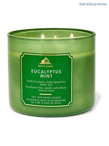 Bath & Body Works Eucalyptus Mint 3 Wick Candle 14.5 oz / 411 g (W31069) | €38