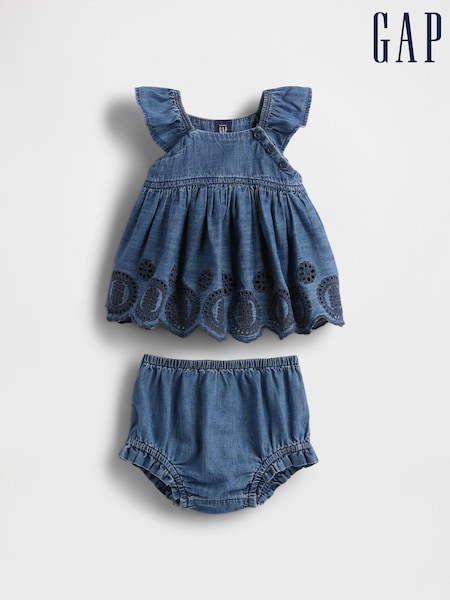 Gap Denim Eyelet Outfit Set (Newborn-24mths) (W31259) | 42 €