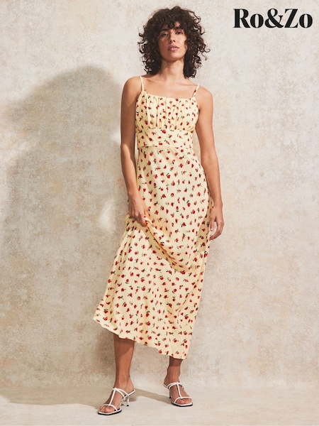 Ro&Zo Gathered Bodice Cami Dress (W31553) | 136 €