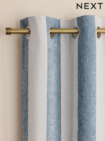 Chenille Stripe Eyelet Curtains (W31735) | 112 € - 197 €