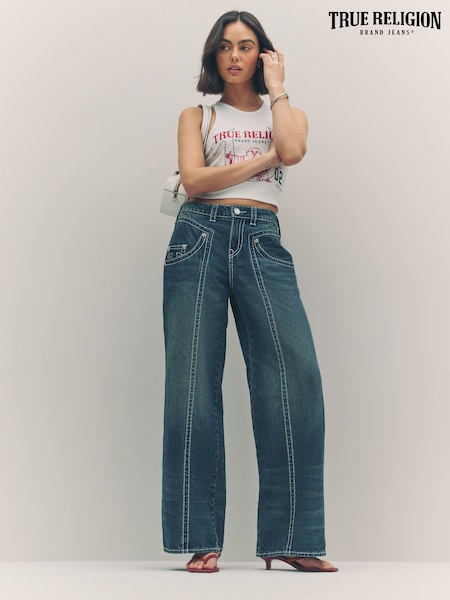 True Religion Emerald Fade Bobbi Baggy Big T Jeans (W31788) | €178