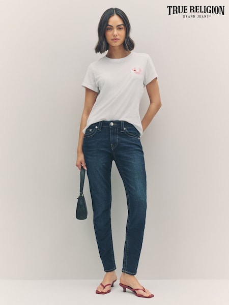 True Religion Indigo Upgrade Jennie Mid Rise Curvy Skinny Jeans (W31808) | €126