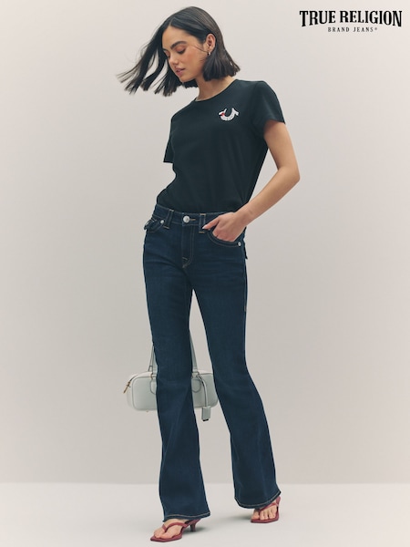 True Religion Indigo Upgrade Joey Low Rise Flare Jeans (W31813) | €126