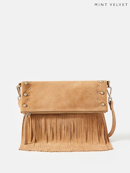Mint Velvet Fran Fringe Cross-Body Bag (W31834) | €131