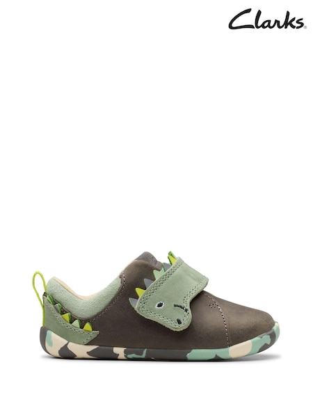 Clarks Grey Suede Roamer Spiney T Shoes (W32067) | €43