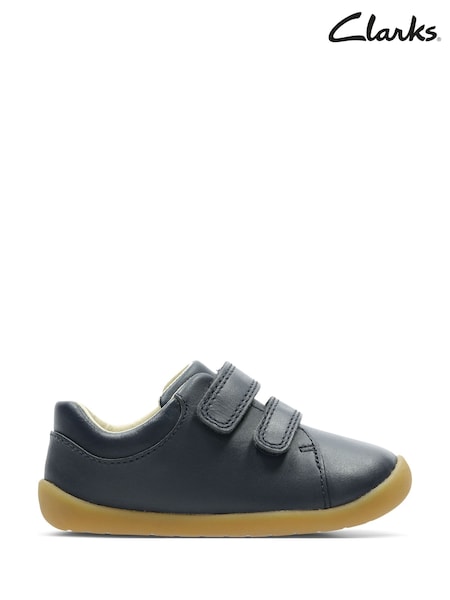 Clarks Blue Leather Roamer Craft T Shoes (W32072) | €40