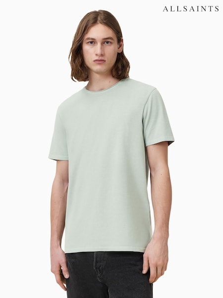 AllSaints Green Bodega Short Sleeve Crew T-Shirt (W32105) | 272 QAR