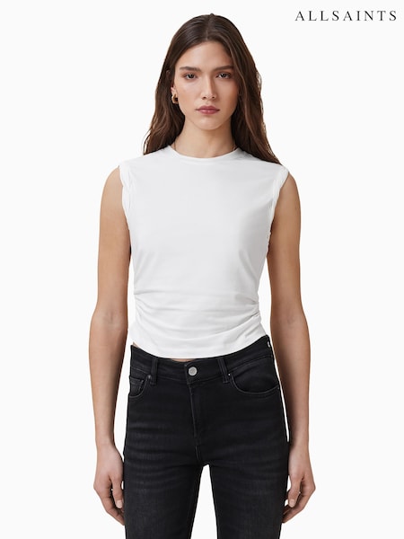 Blanc - Allsaints West Tank Top (W32110) | €68