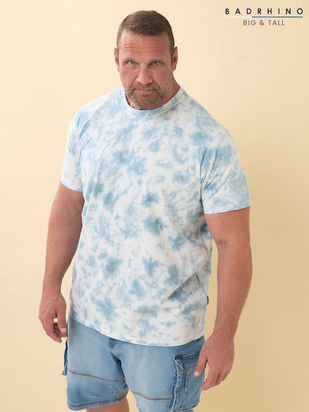 BadRhino Big & Tall Tie Dye 100% Cotton T-Shirt (W32138) | 31 €