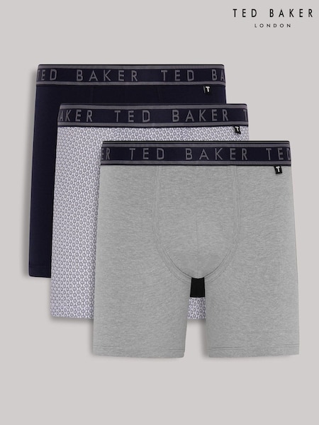 Ted Baker Blue Tree Heater Boxer Briefs 3 Pack (W32181) | €52