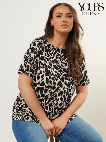 Negru cromat - Yours Curve Shell Top (W32241) | 179 LEI