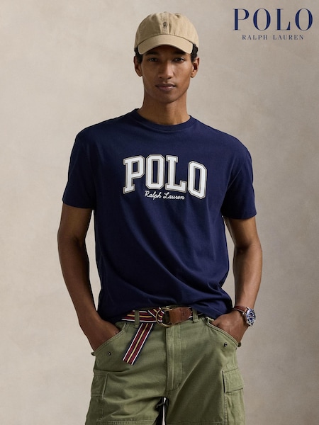 Polo Ralph Lauren Blue Big Logo T-Shirt (W32272) | €132