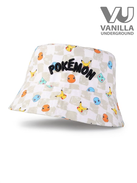 Vanilla Underground Multi Pokemon Kids Bucket Hat (W32400) | ₪88