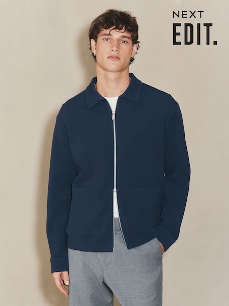 Marinha - EDIT Long Sleeve Shacket (W32580) | R$ 400