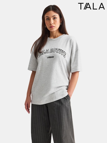 TALA Branded Graphic Print 100% Cotton T-Shirt (W32757) | €44