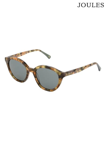 Joules Green Round Sunglasses (W32796) | R$ 740