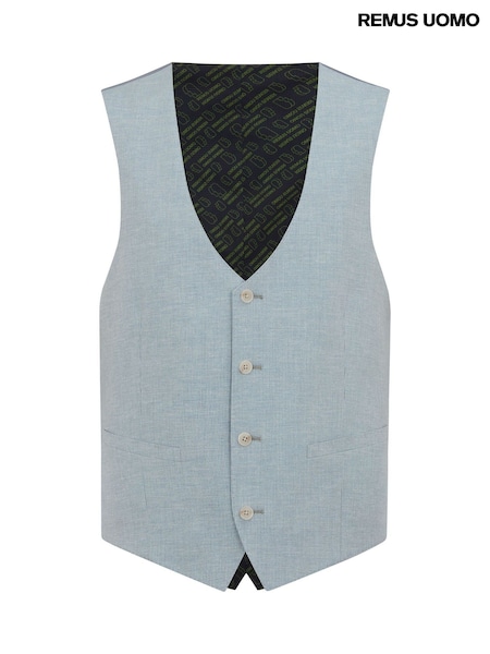 Remus Uomo Slim fit Linen-Blend Waistcoat (W32820) | 3 605 грн