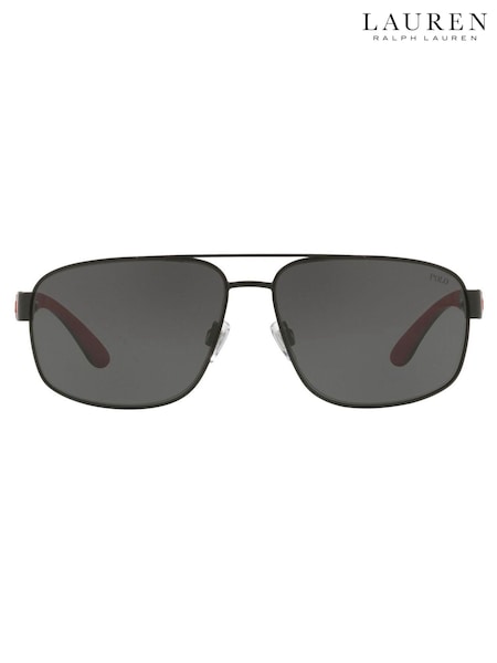 Ralph Lauren Ph3112 Pilot Black Sunglasses (W33119) | AZN 338