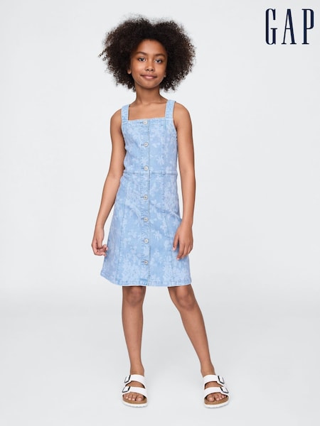 Gap Denim Floral Dress (4-13yrs) (W33152) | 261 LEI
