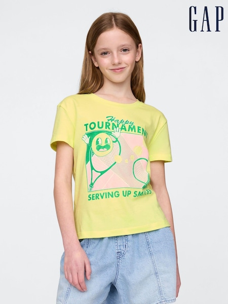 Amarillo - Gap Relaxed Graphic Short Sleeve T-Shirt (4-13yrs) (W33165) | 14 €