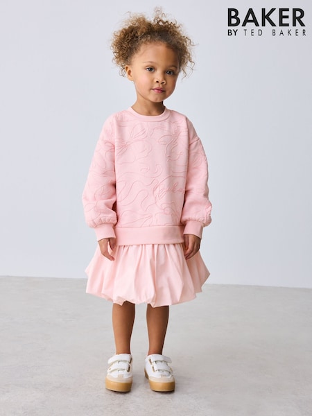 Baker by Ted Baker Corded Bubble Hem Mockable Dress (W33273) | 56 € - 61 €